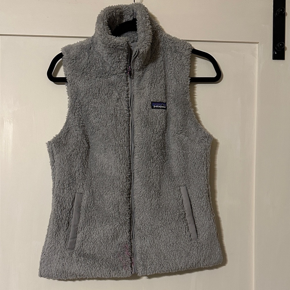 Patagonia Womens Fuzzy Gray Vest